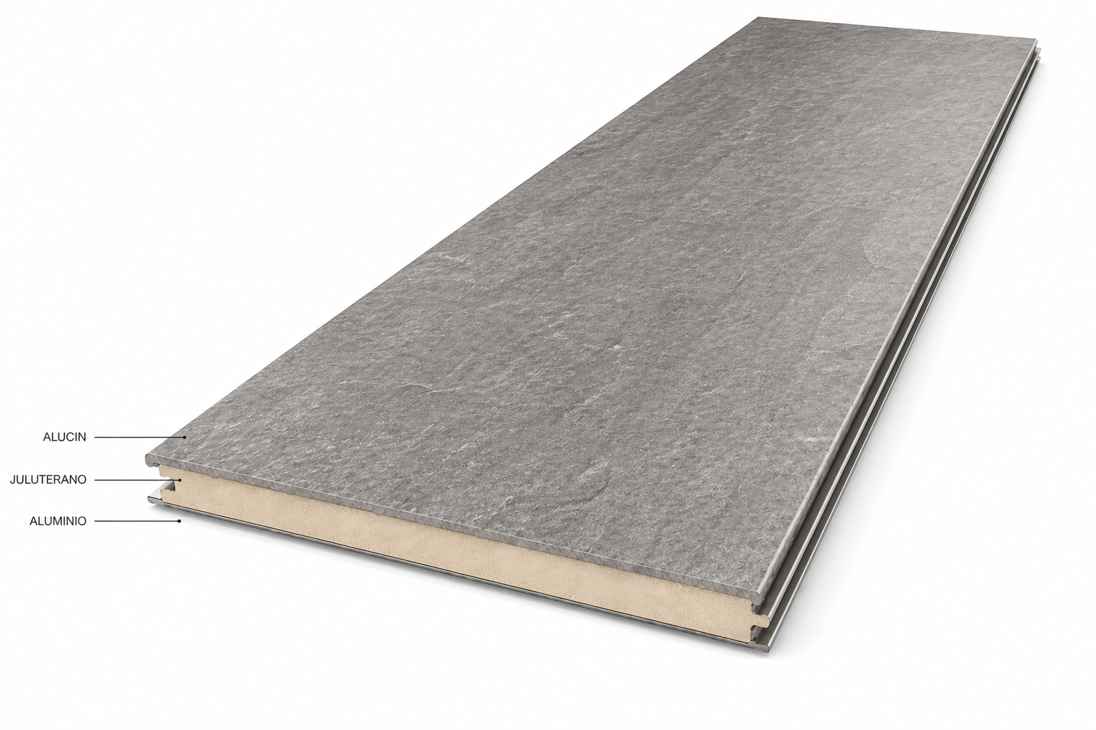 Panel Metal Siding Grafito
